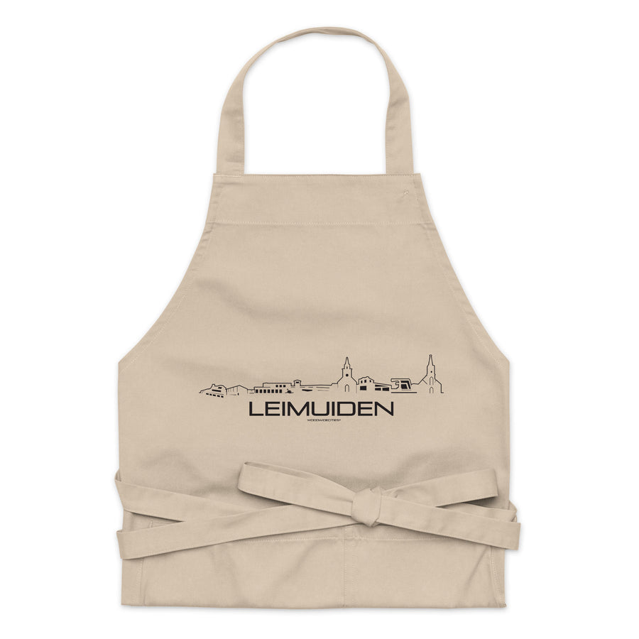 Keukenschort Leimuiden cadeau voor elke citylover decoratie relatiegeschenk van WoodWideCities