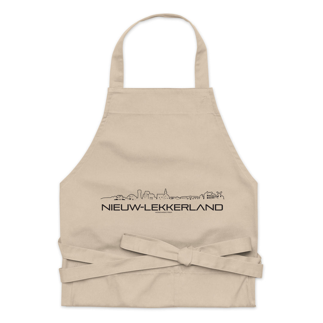 Keukenschort Nieuw-Lekkerland cadeau voor elke citylover decoratie relatiegeschenk van WoodWideCities