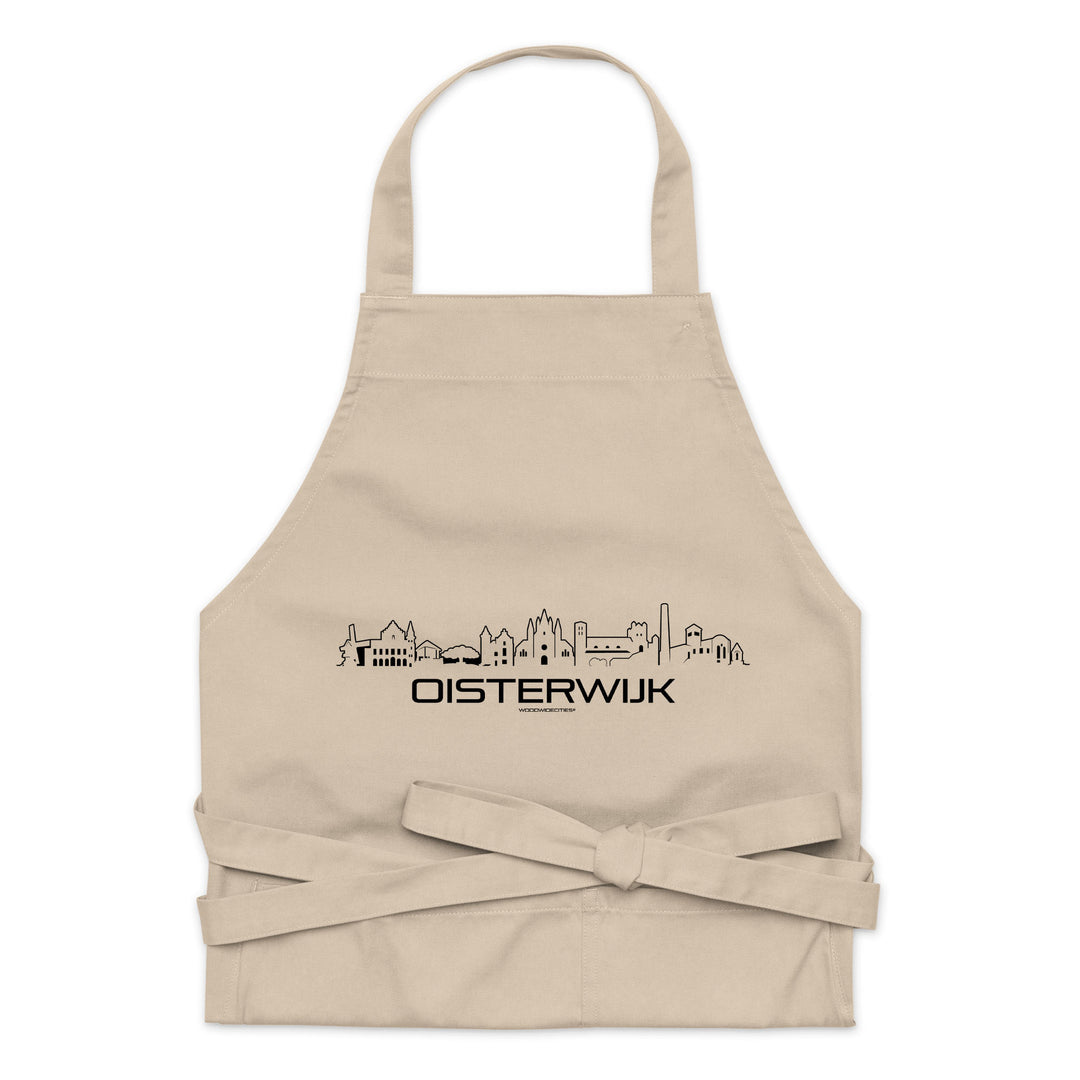 Keukenschort Oisterwijk cadeau voor elke citylover decoratie relatiegeschenk van WoodWideCities