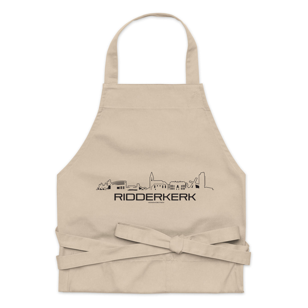Keukenschort Ridderkerk cadeau voor elke citylover decoratie relatiegeschenk van WoodWideCities
