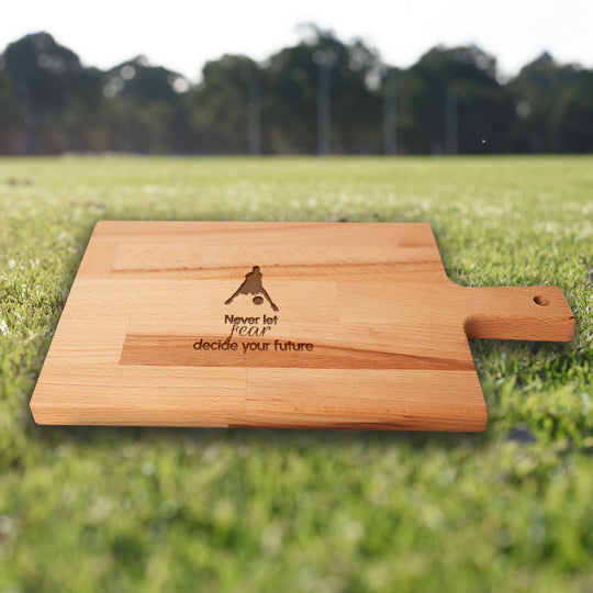 Serveerplank Basketbal Never Let Fear Decide Your Future