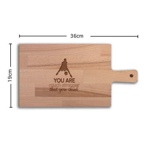 Serveerplank Basketbal You Are Much Stronger Than You Think