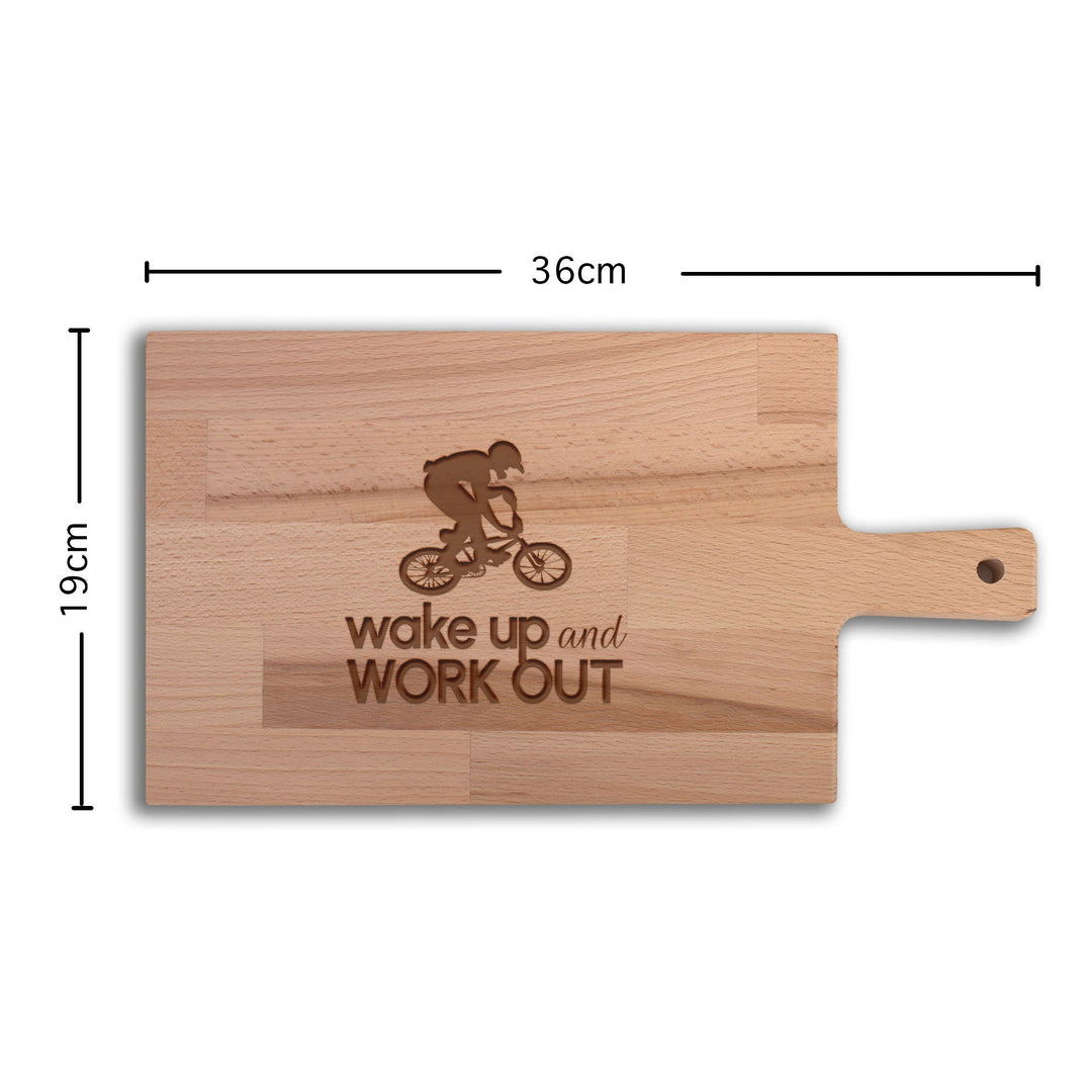 Serveerplank Bmx Wake Up and Work Out