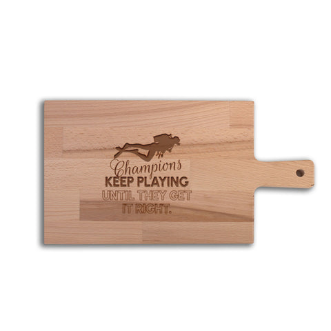 Serveerplank Duiken Champions Keep Playing Until They Get It Right