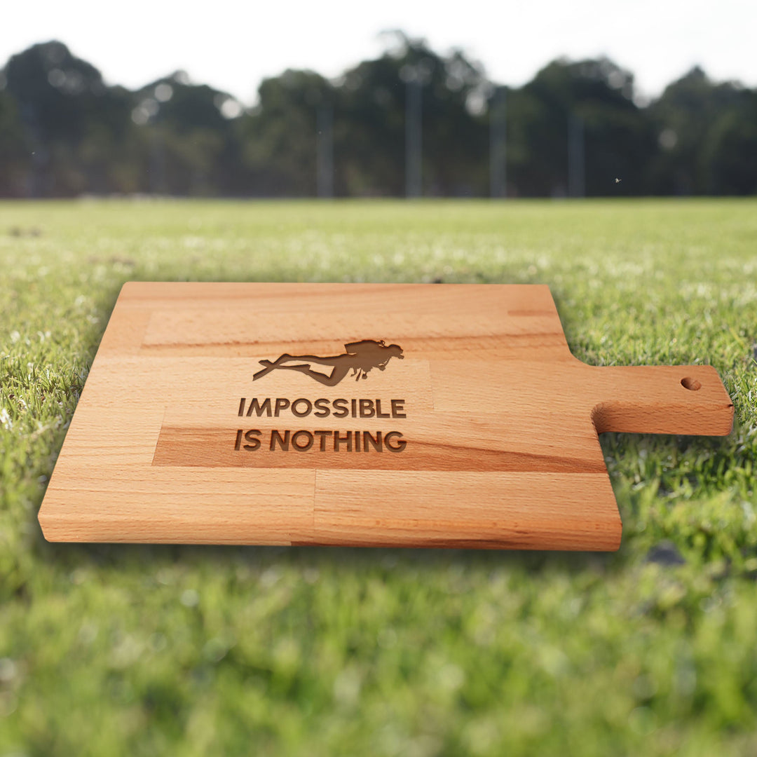 Serveerplank Duiken Impossible Is Nothing