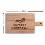 Serveerplank Duiken Impossible Is Nothing