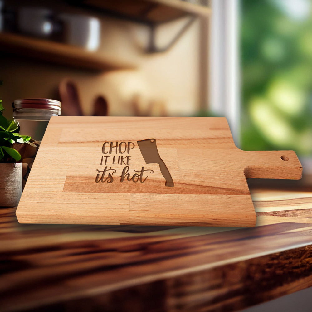Serveerplank Eten Chop It Like It's Hot