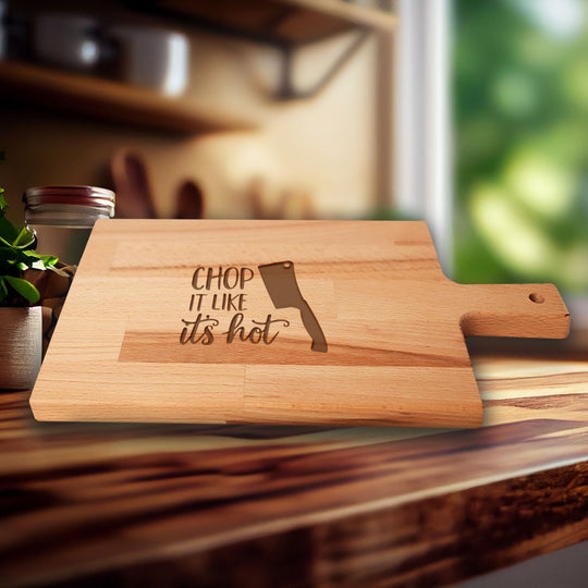Serveerplank Eten Chop It Like It's Hot