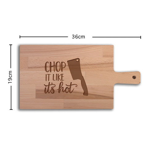 Serveerplank Eten Chop It Like It's Hot