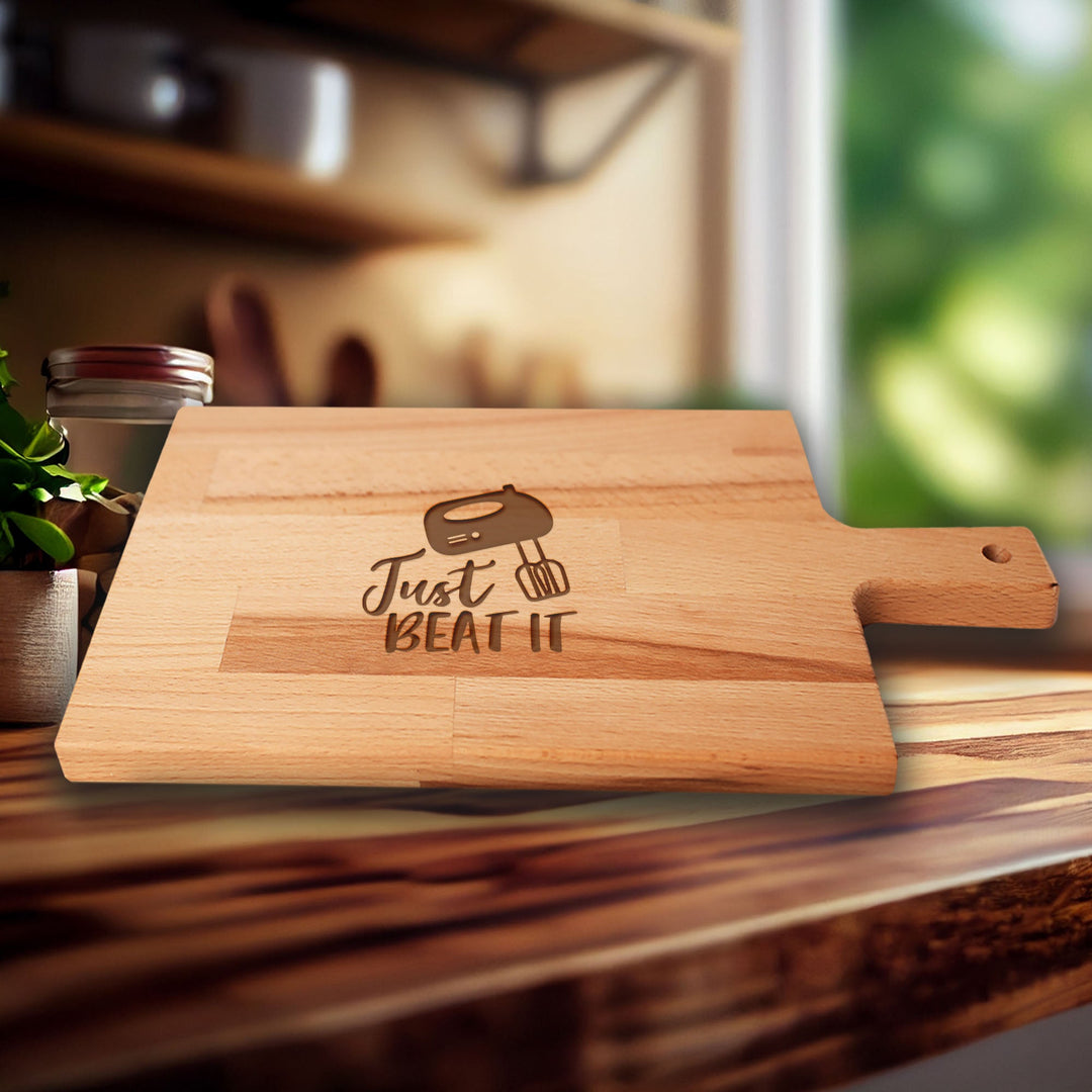 Serveerplank Eten Just Beat It