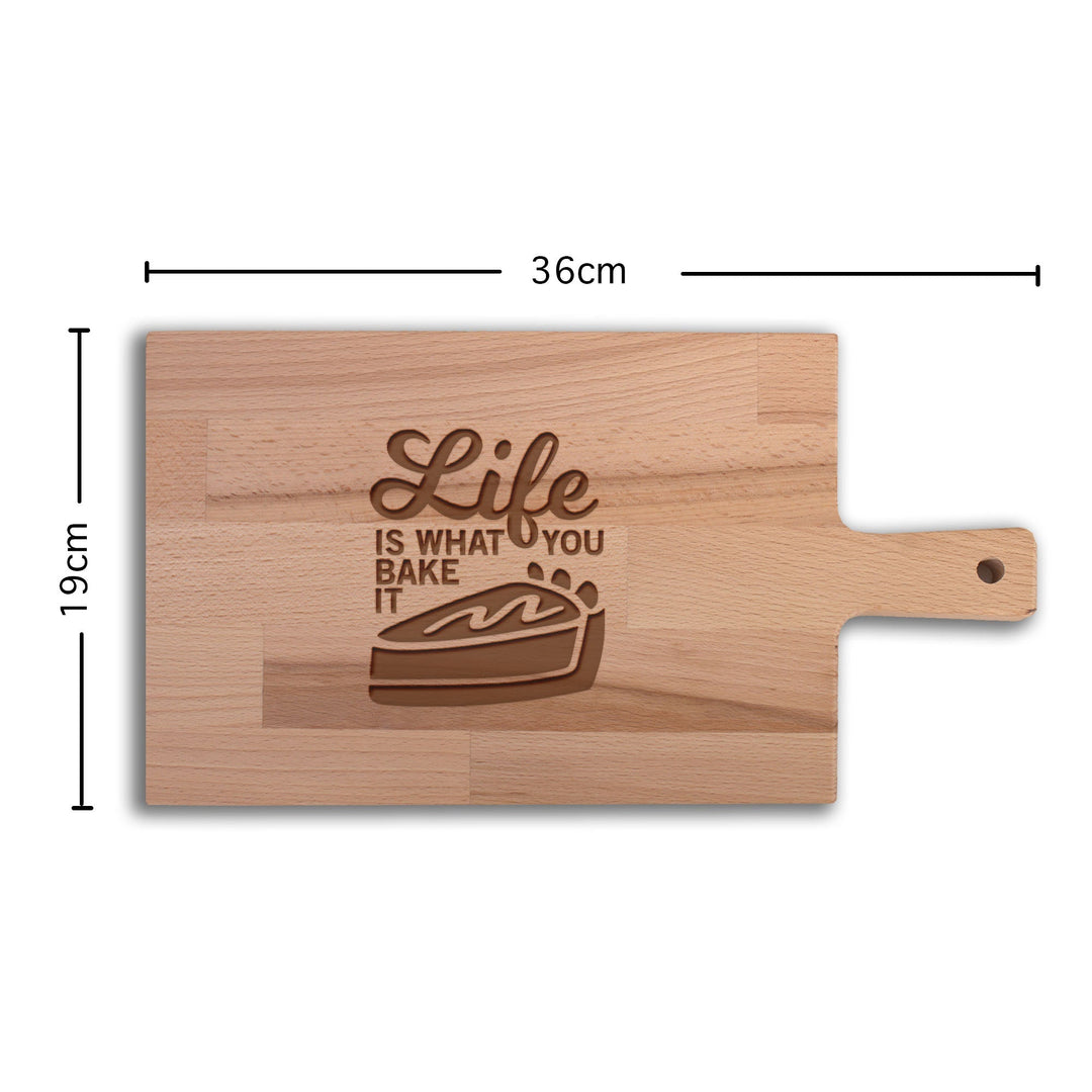 Serveerplank Eten Life if What You Bake It