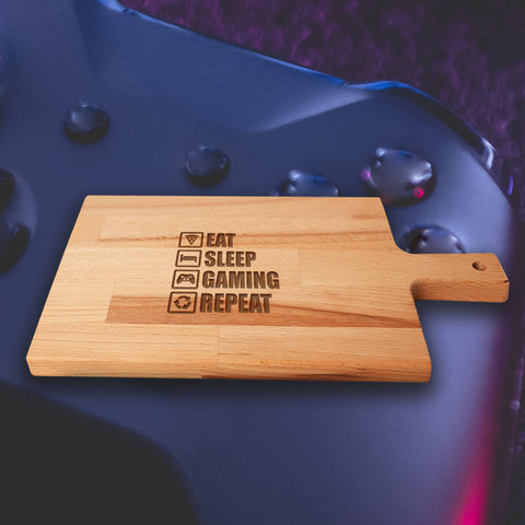 Serveerplank Gamen Eat Sleep Game Repeat