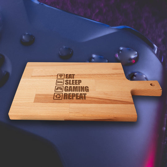 Serveerplank Gamen Eat Sleep Game Repeat