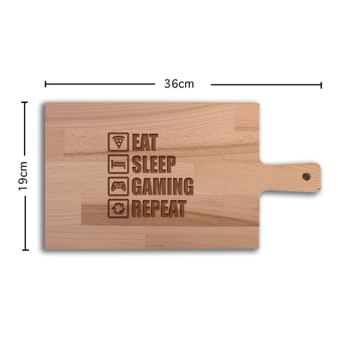 Serveerplank Gamen Eat Sleep Game Repeat