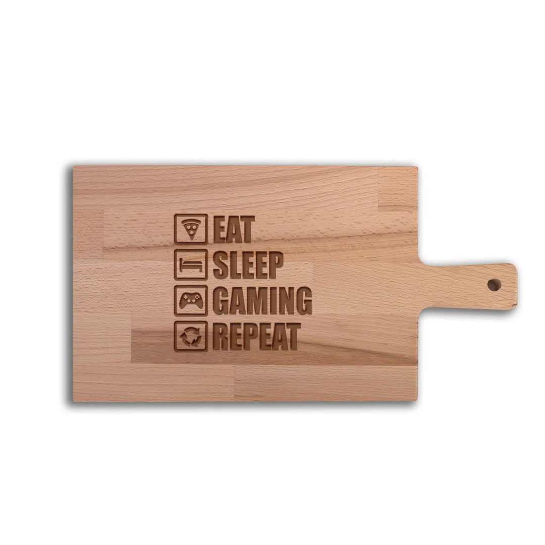 Serveerplank Gamen Eat Sleep Game Repeat