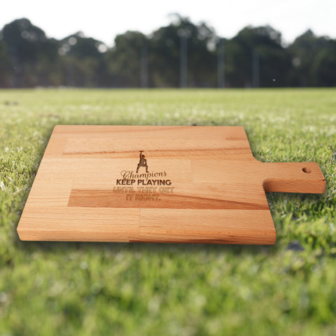 Serveerplank Gewichtheffen (Vrouw) Champions Keep Playing Until They Get It Right