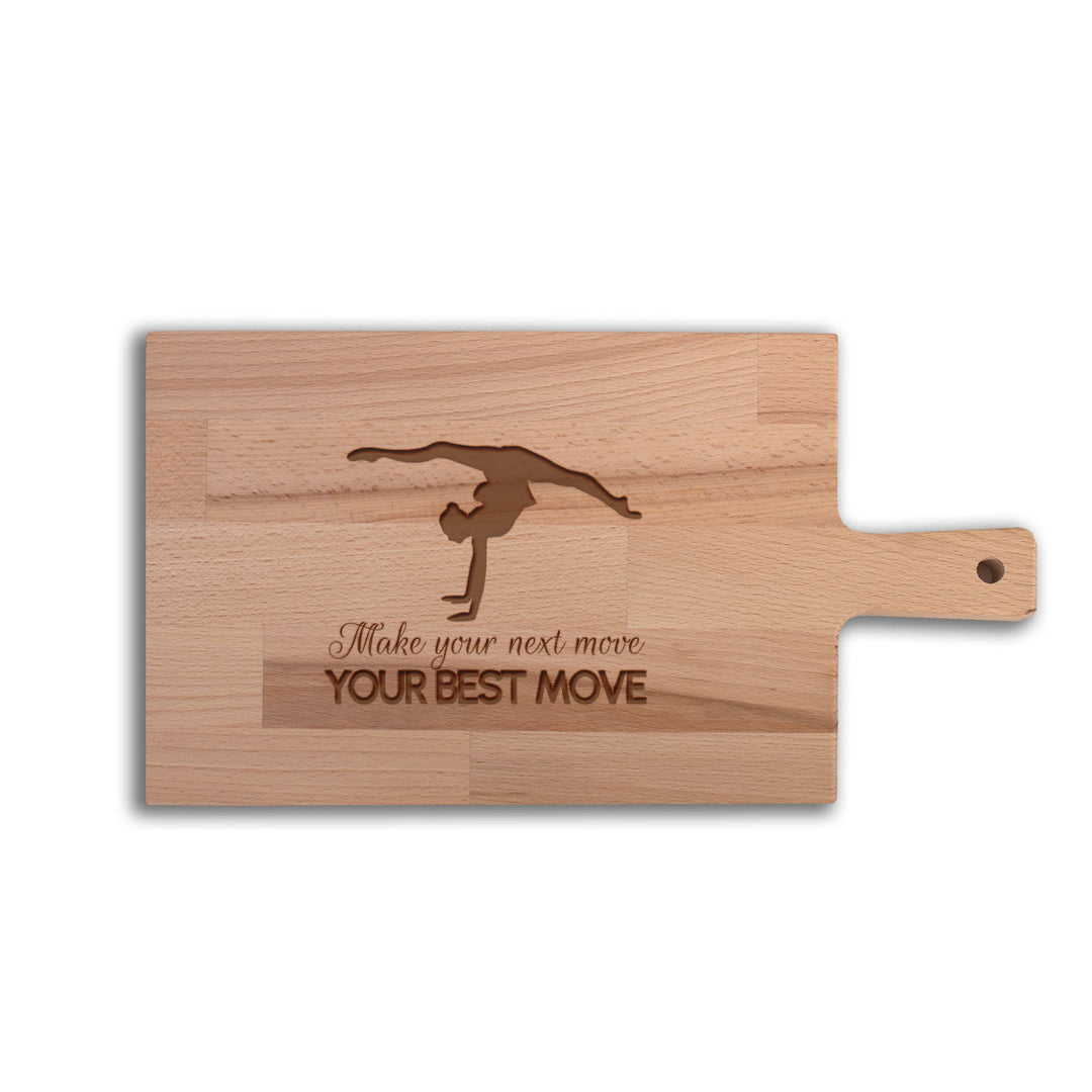 Serveerplank Gymnastiek (Vrouw) Make Your Next Move Your Best Move