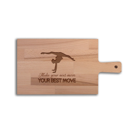 Serveerplank Gymnastiek (Vrouw) Make Your Next Move Your Best Move