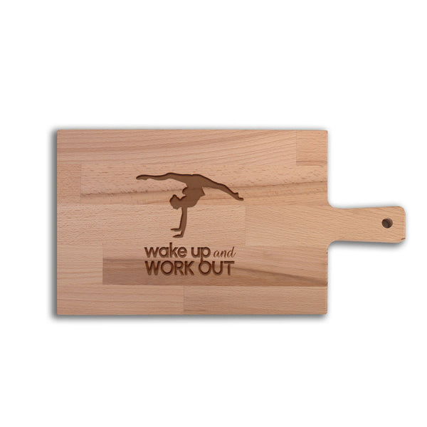Serveerplank Gymnastiek (Vrouw) Wake Up and Work Out