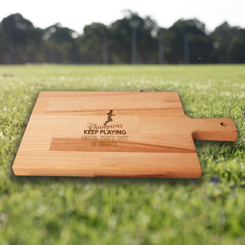 Serveerplank Hardlopen (Man) Champions Keep Playing Until They Get It Right