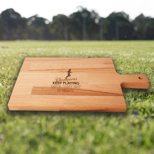 Serveerplank Hardlopen (Man) Champions Keep Playing Until They Get It Right