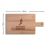 Serveerplank Hardlopen (Man) Impossible Is Nothing