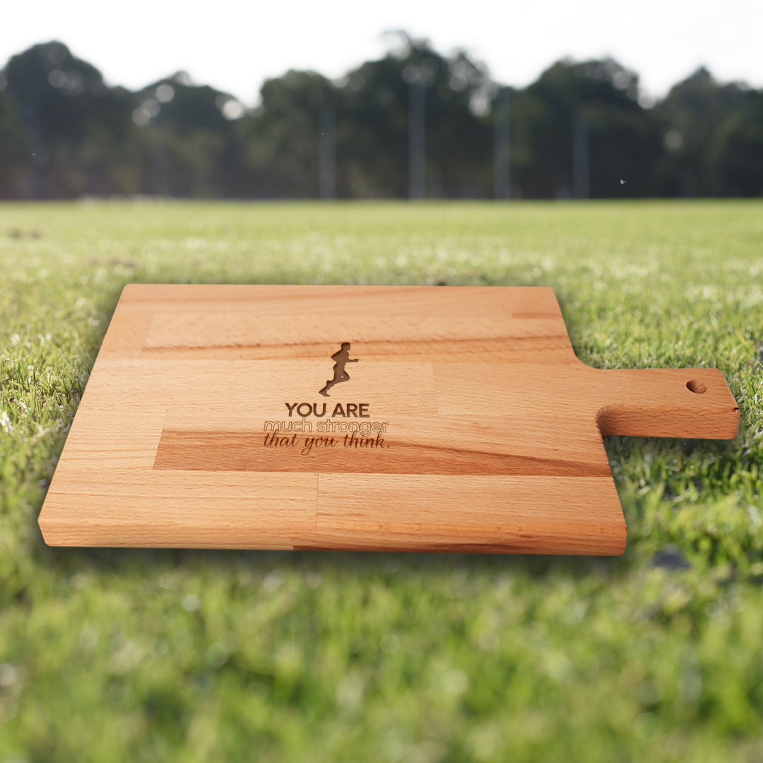 Serveerplank Hardlopen (Man) You Are Much Stronger Than You Think