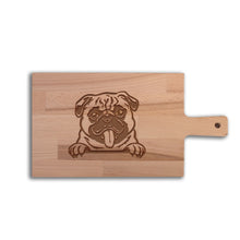Serveerplank Honden Mopshond
