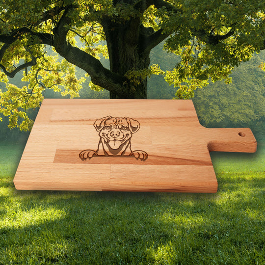 Serveerplank Honden Puggle