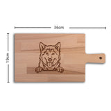 Serveerplank Honden Siberische Husky