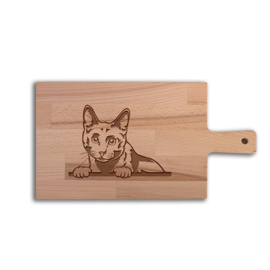 Serveerplank Katten Blauwe rus