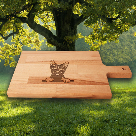 Serveerplank Katten Havana Brown