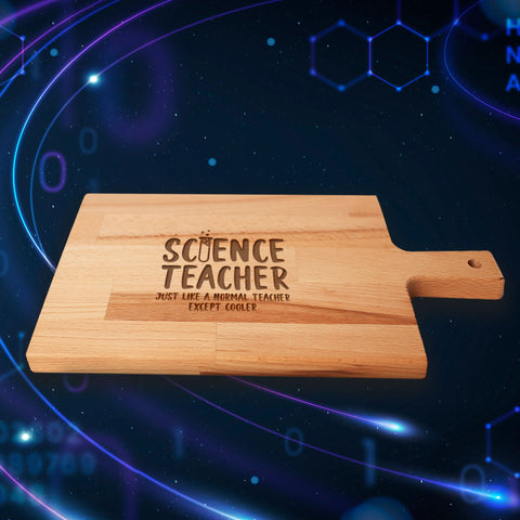 Serveerplank Kennis Science Teacher Like a Noraml Teacher Except Cooler