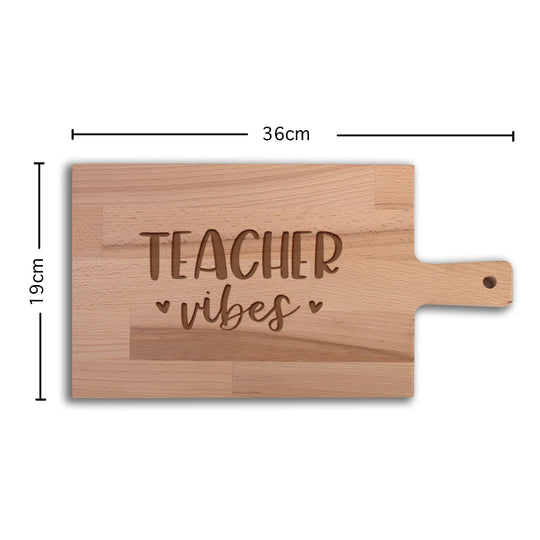 Serveerplank Leraar Teach Vibes