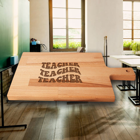 Serveerplank Leraar Teach Waves