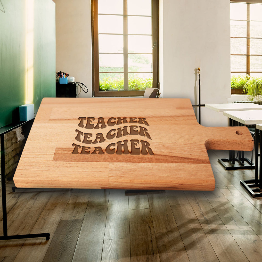 Serveerplank Leraar Teach Waves