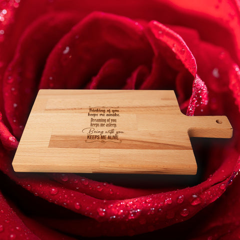 Serveerplank Liefde Being With You Keeps Me Alive