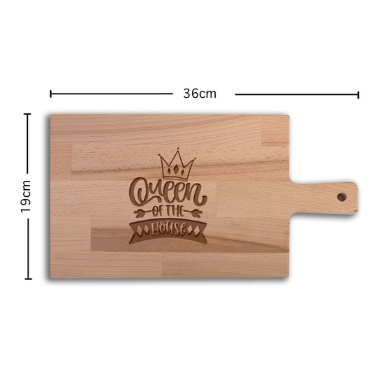 Serveerplank Moederdag Queen of the House