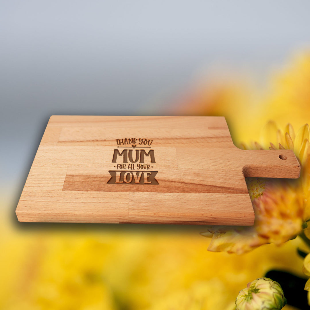 Serveerplank Moederdag Thank You Mum for All Your Love