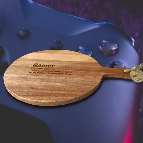 Serveerplank Rond Gamen Gamer Definition