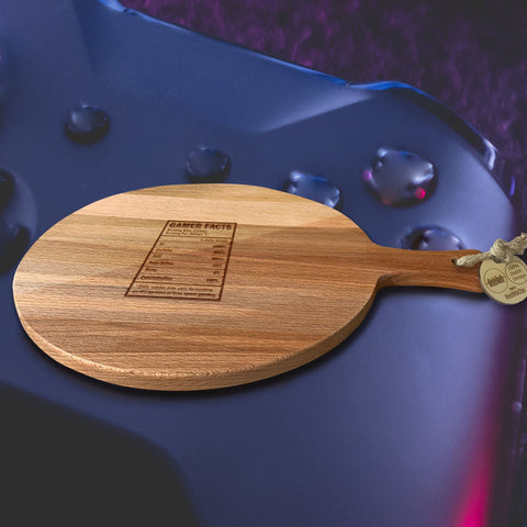 Serveerplank Rond Gamen Gamer Facts