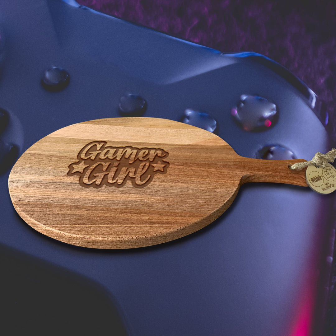 Serveerplank Rond Gamen Gamer Girl