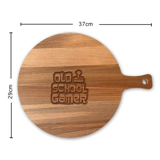 Serveerplank Rond Gamen Old School Gamer