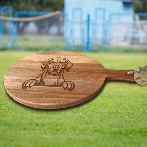 Serveerplank Rond Honden Foxhound