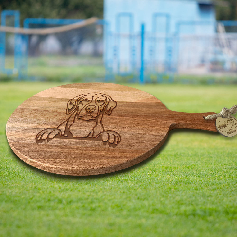 Serveerplank Rond Honden Foxhound