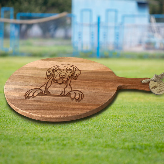 Serveerplank Rond Honden Foxhound
