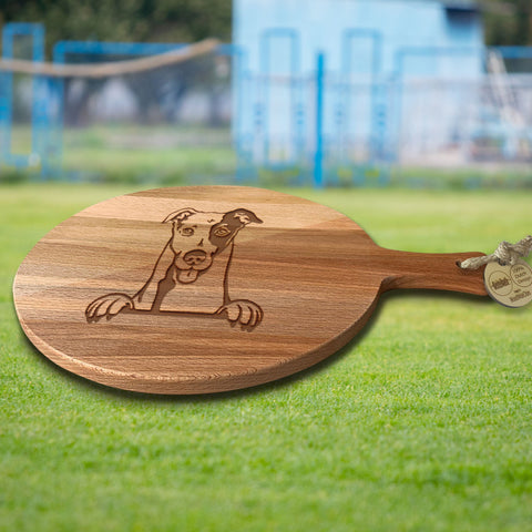 Serveerplank Rond Honden Greyhound