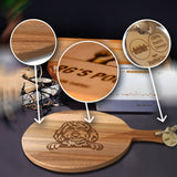 Serveerplank Rond Honden Goldendoodle