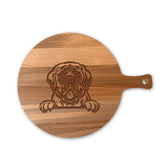 Serveerplank Rond Honden Mastiff