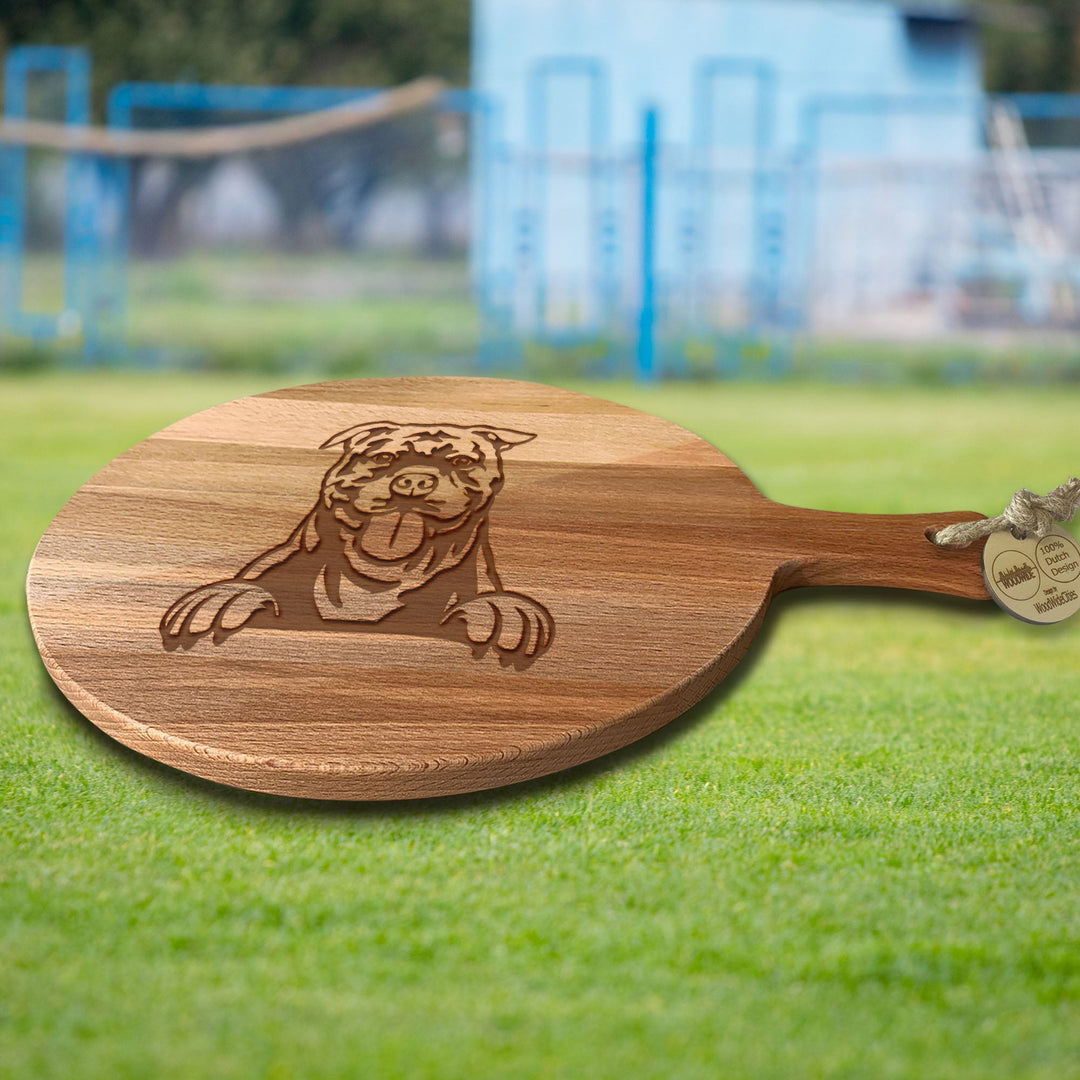 Serveerplank Rond Honden Staffordshire-bulterriër
